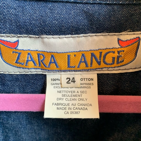 Vintage Jean Shirt Dress - Picture 3 of 10